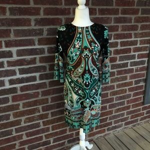 New Women’s Coco Club 3/4 Sleeve Dress Small